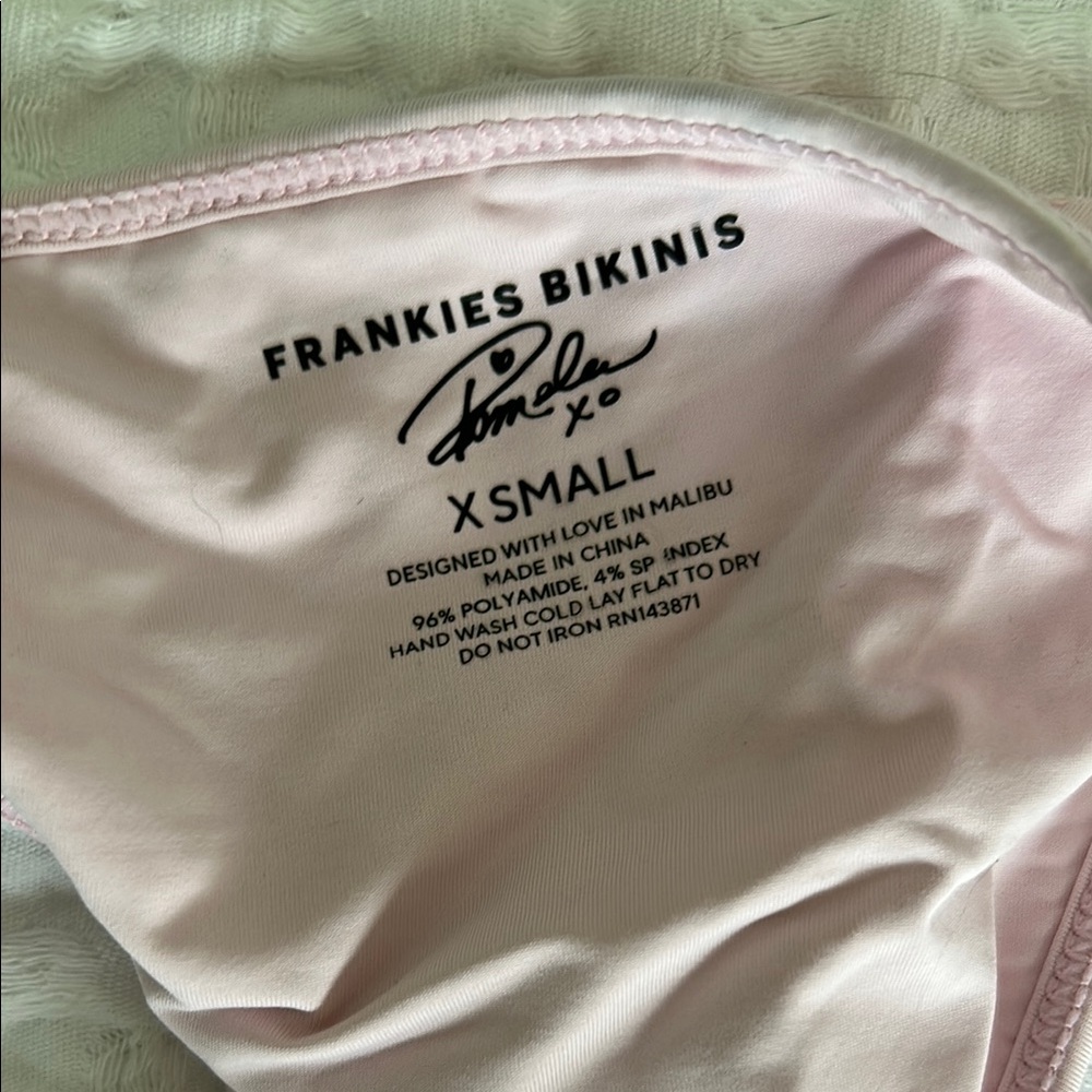 Pink Eyelet Bikini Bottom - Picture 3 of 4
